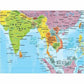 MapArt World Laminated Wall Map - 1225 - 1225