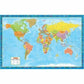 MapArt World Laminated Wall Map - 1225