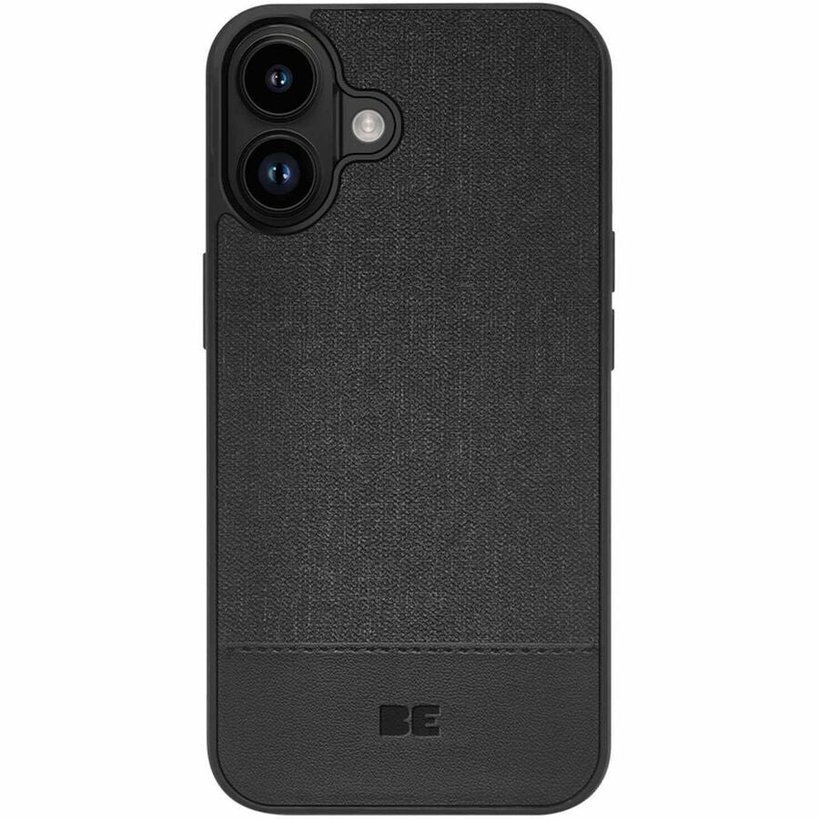Blu Element Carrying Case (Folio) Apple iPhone 16 Plus Smartphone - Black - BEF2NMG116B2