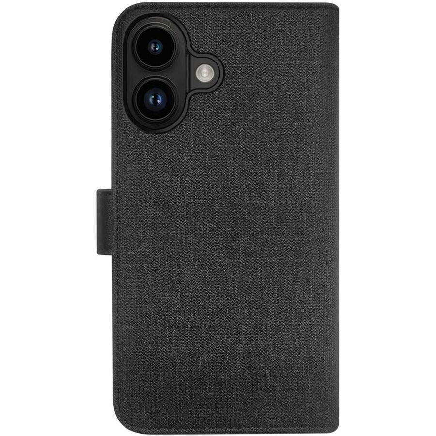 Blu Element Carrying Case (Folio) Apple iPhone 16 Plus Smartphone - Black - BEF2NMG116B2