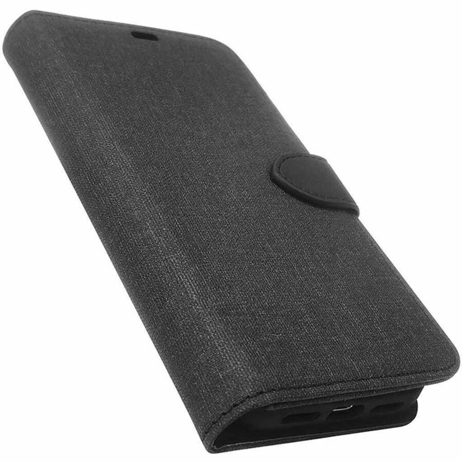 Blu Element Carrying Case (Folio) Apple iPhone 16 Plus Smartphone - Black - BEF2NMG116B2
