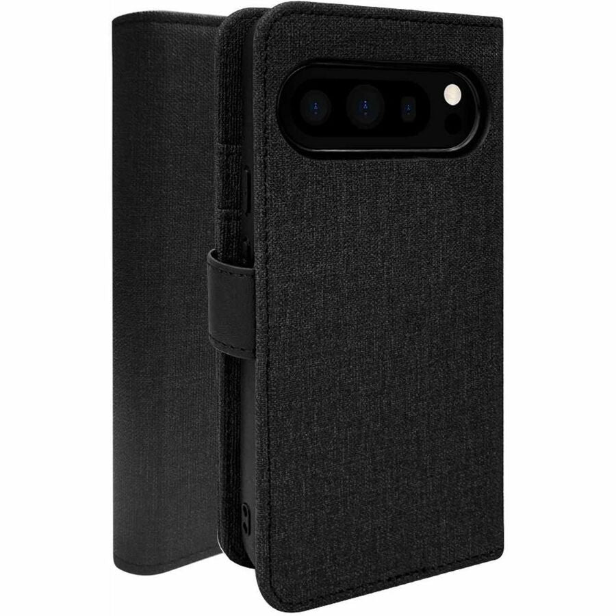 Blu Element Carrying Case (Folio) Google Pixel 9, Pixel 9 Pro Smartphone - Black - BE21FPGP9
