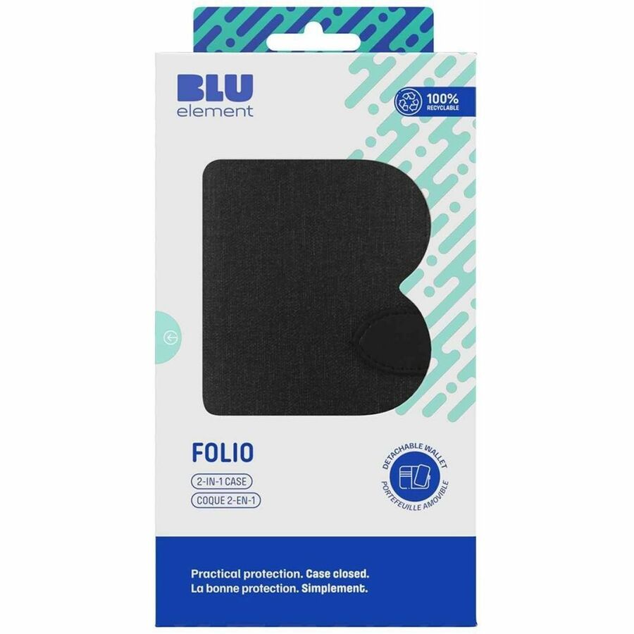 Blu Element Carrying Case (Folio) Samsung Galaxy A36, Galaxy A56, Galaxy A36 5G, Galaxy A56 5G Smartphone - Black - BEA362