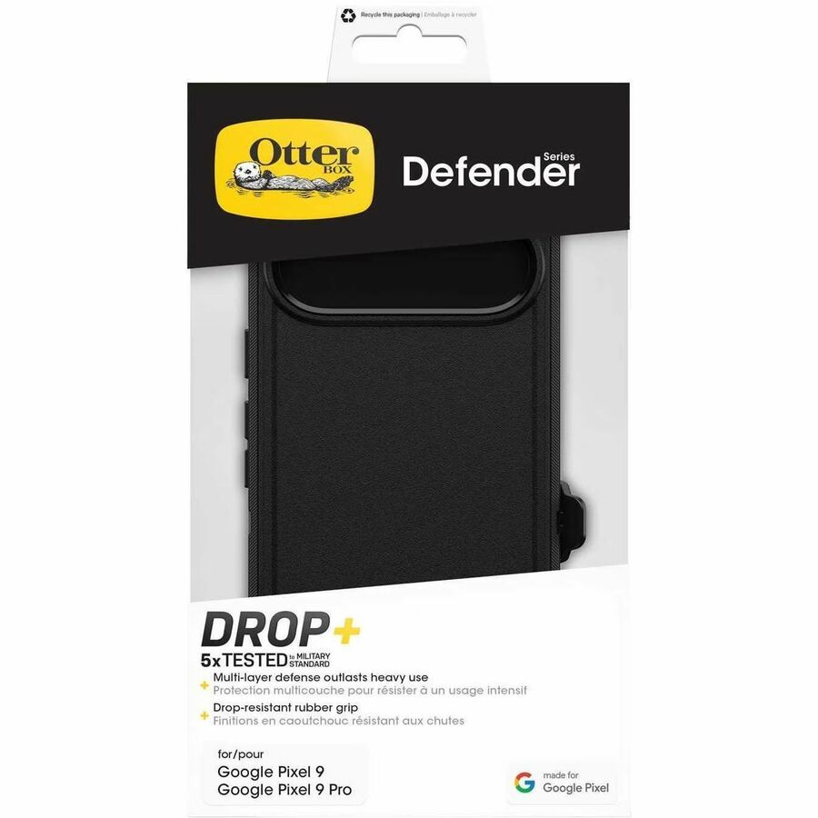 Cesium Rugged Carrying Case (Holster) Google Pixel 9 Pro, Pixel 9 Smartphone - Black - 120-8694
