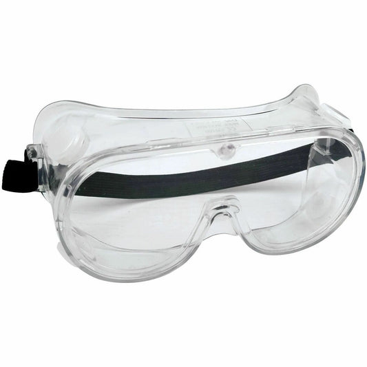 First Aid Central Safety Goggles, Transparent, Vented Frame