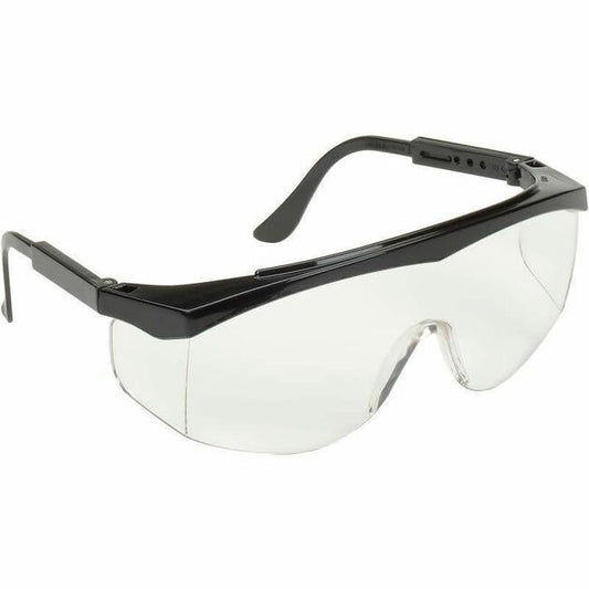 First Aid Central Safety Glasses (Black Frame)