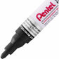 Pentel Paint Marker, Medium Point, Bullet Tip, Black Ink - MMP10-A