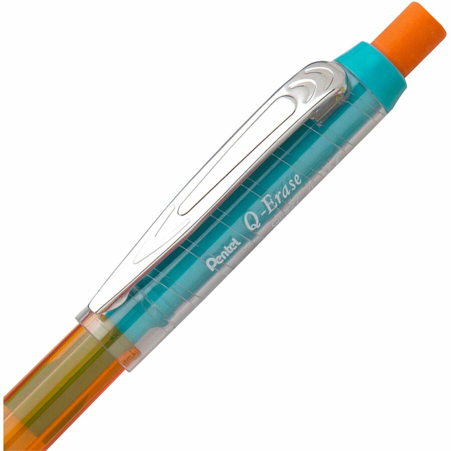 Pentel Q-ERASE Mechanical Pencil, 0.7mm Green Barrel - QE427D