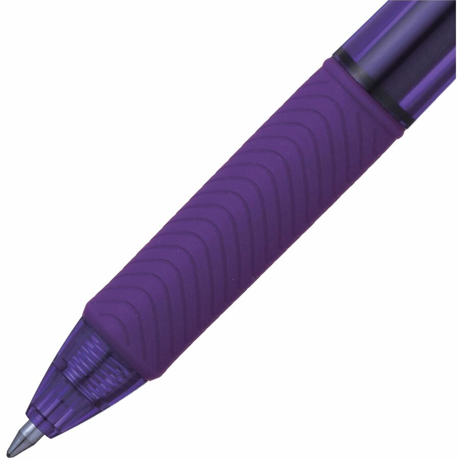 Pentel EnerGel-X Retractable Gel Roller, (0.7mm) Metal Tip, Violet Ink - BL107-V
