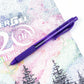 Pentel EnerGel-X Retractable Gel Roller, (0.7mm) Metal Tip, Violet Ink - BL107-V