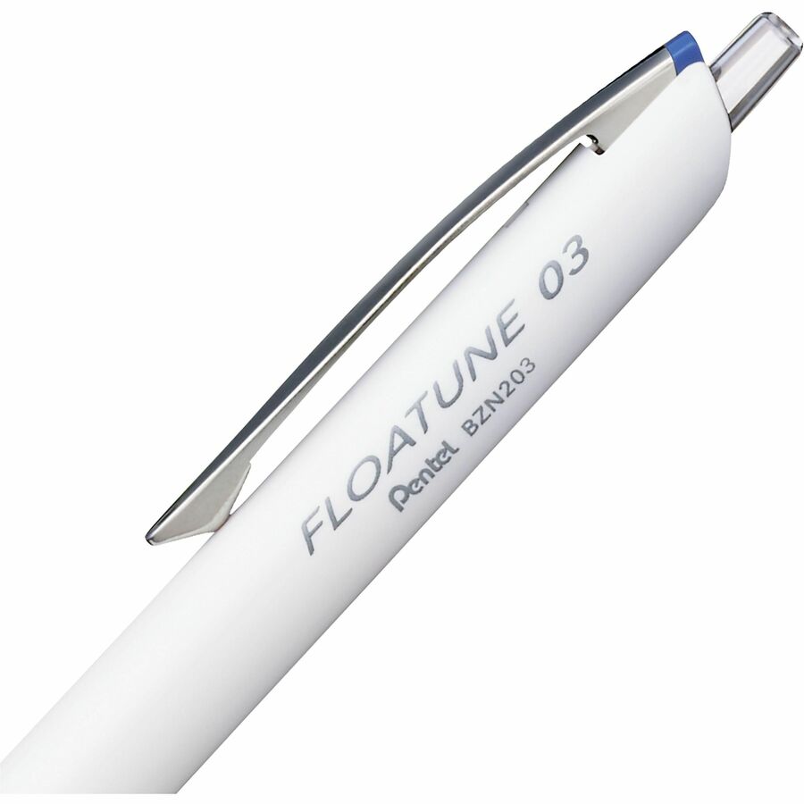 Pentel Floatune, Retractable Advanced Rollerball Pen, 0.3mm Tip, Blue Ink - BZN203-C
