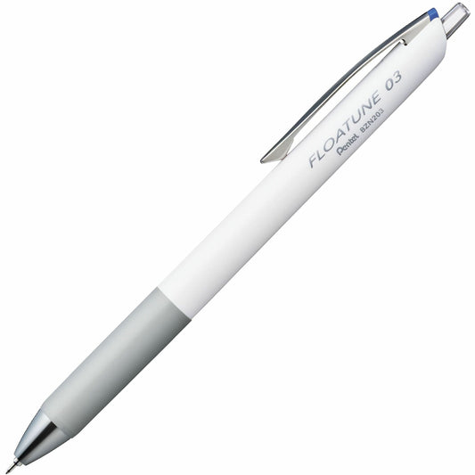Pentel Floatune, Retractable Advanced Rollerball Pen, 0.3mm Tip, Blue Ink