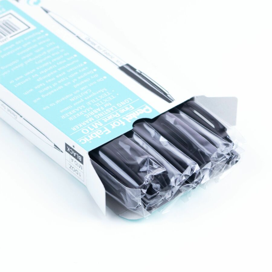 Pentel Permanent Fabric Marker (2.0mm), Black Ink - M10-A