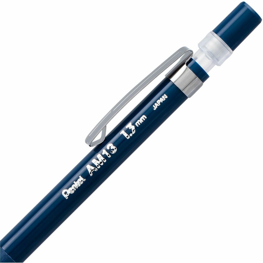 Pentel AM13 1.3mm Heavy Duty Mechanical Pencil and CH13-HB Lead - AM13LBP