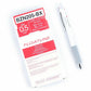 Pentel Floatune, Retractable Advanced Rollerball Pen, 0.5mm Tip, Red Ink - BZN205-B