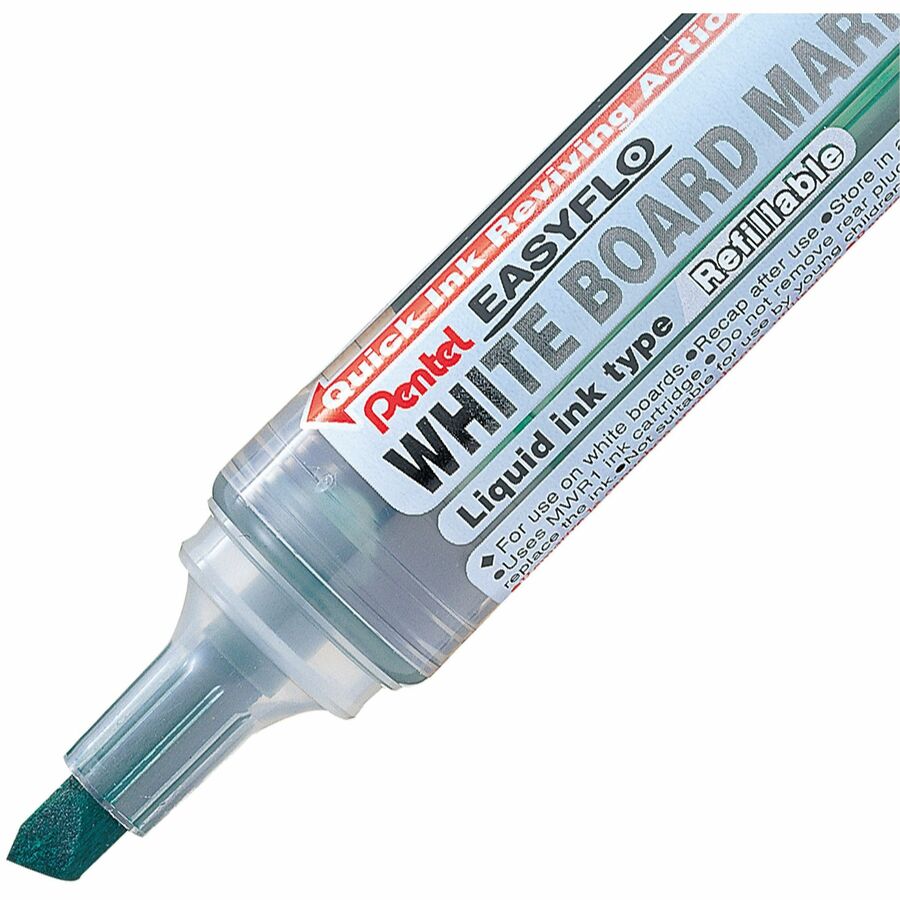 Pentel Easyflo White Board Marker (1.3/5.2mm) Green Ink - MW60M-D