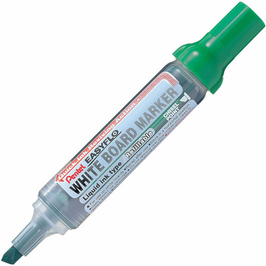 Pentel Easyflo White Board Marker (1.3/5.2mm) Green Ink