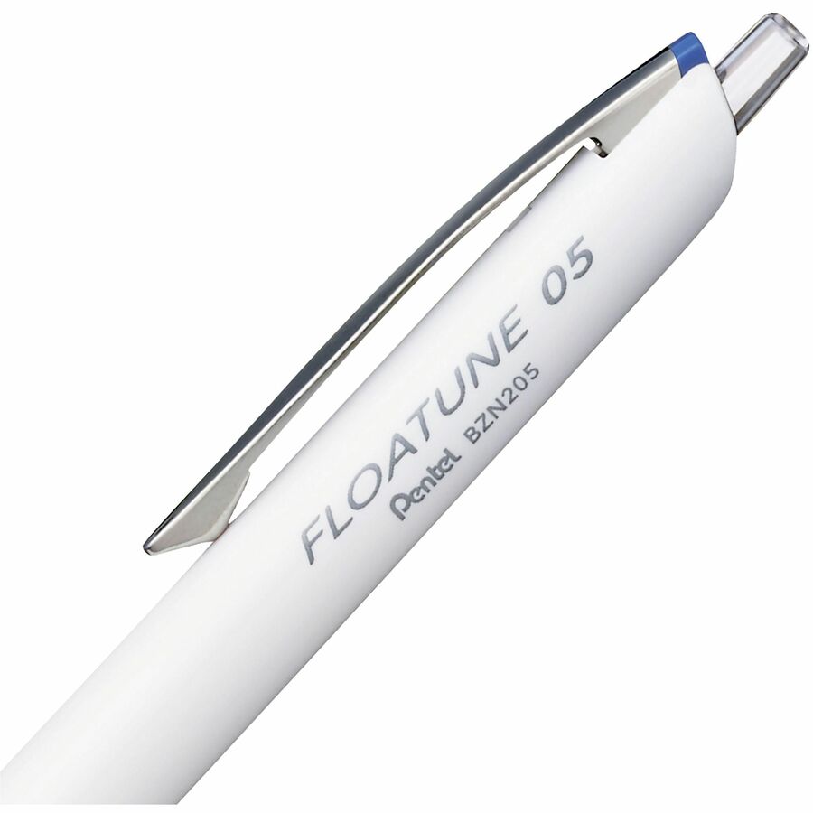 Pentel Floatune, Retractable Advanced Rollerball Pen, 0.5mm Tip, Blue Ink - BZN205-C