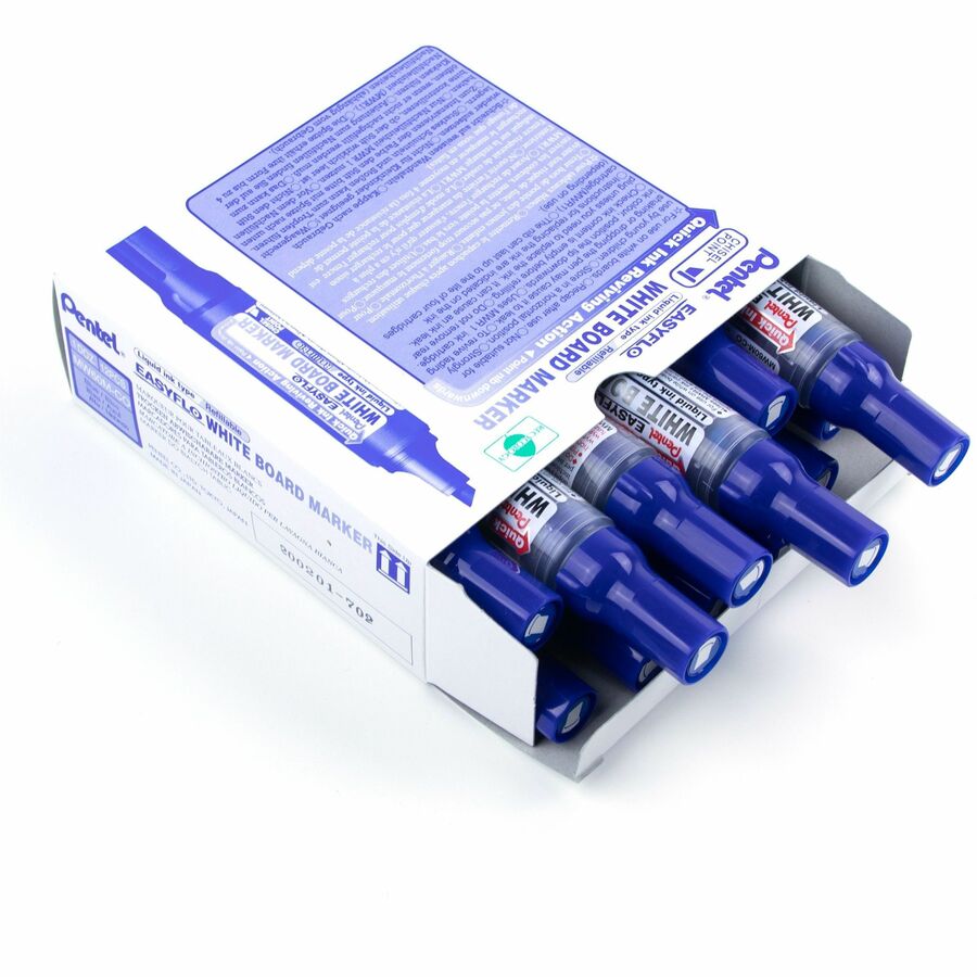 Pentel Easyflo White Board Marker (1.3/5.2mm) Blue Ink - MW60M-C