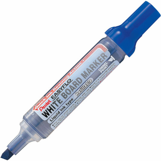 Pentel Easyflo White Board Marker (1.3/5.2mm) Blue Ink