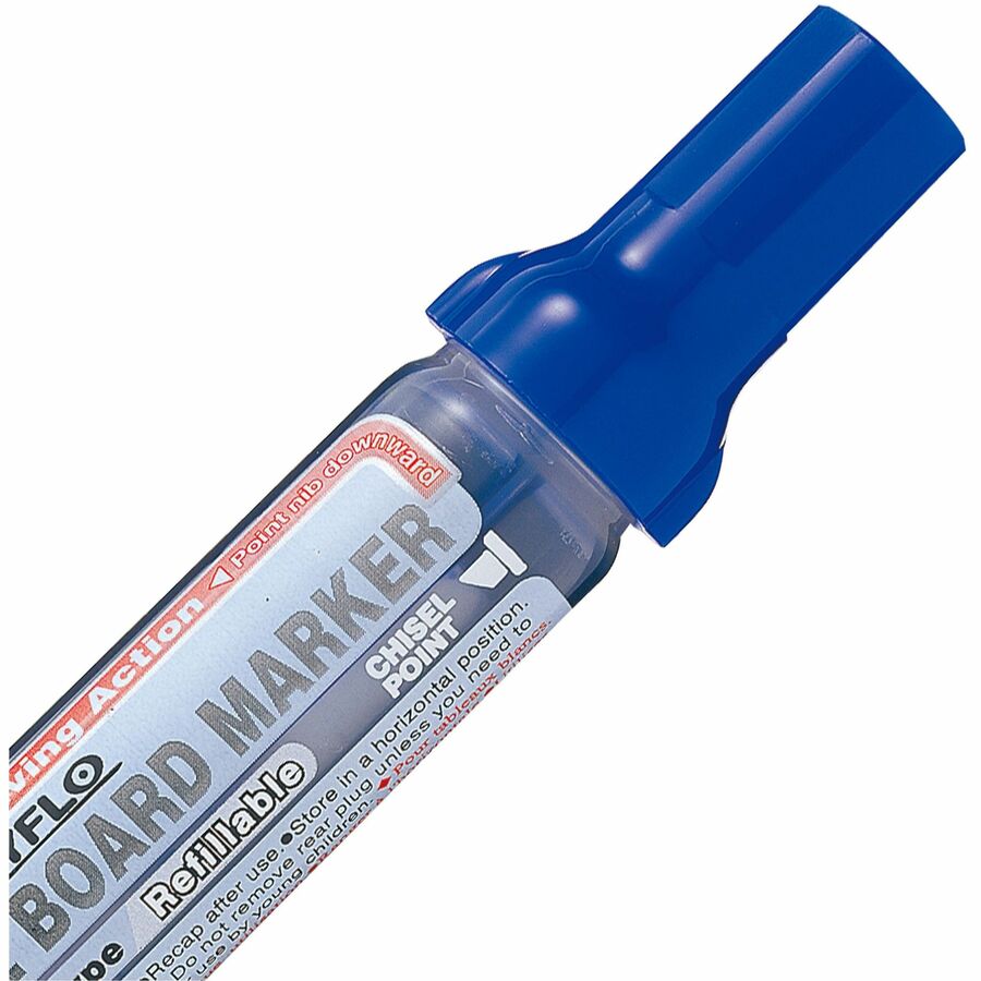 Pentel Easyflo White Board Marker (1.3/5.2mm) Blue Ink - MW60M-C