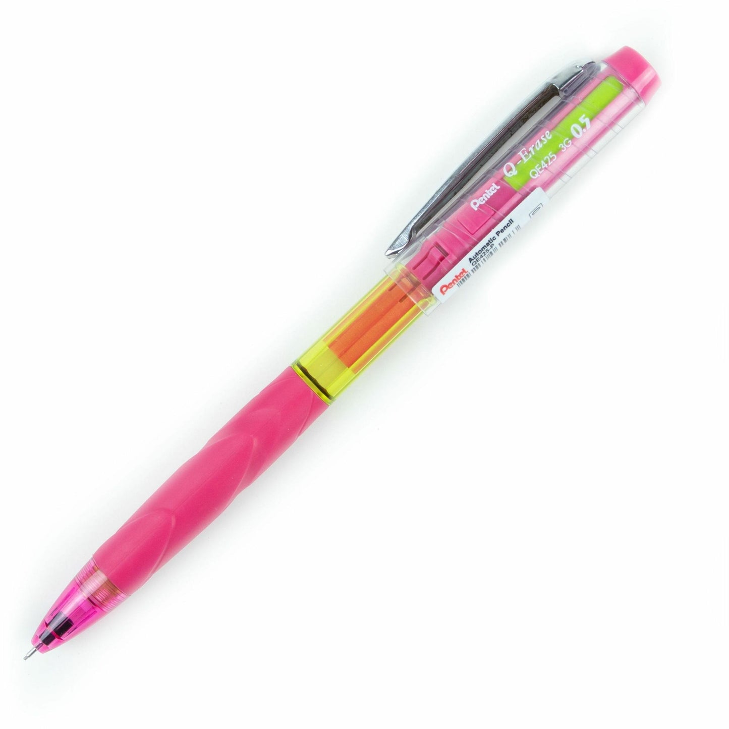 Pentel Q-ERASE Machanical Pencil, 0.5mm Pink Barrel