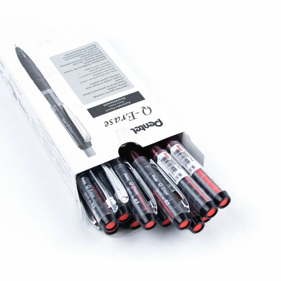 Pentel Q-ERASE Mechanical Pencil, 0.5mm Black Barrel - QE425A