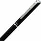 Pentel EnerGel Retractable Liquid Gel Pen, (0.7mm) Black Metal Body, Black Ink, Gift Case - BL2007A-AE1