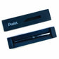 Pentel EnerGel Retractable Liquid Gel Pen, (0.7mm) Black Metal Body, Black Ink, Gift Case - BL2007A-AE1