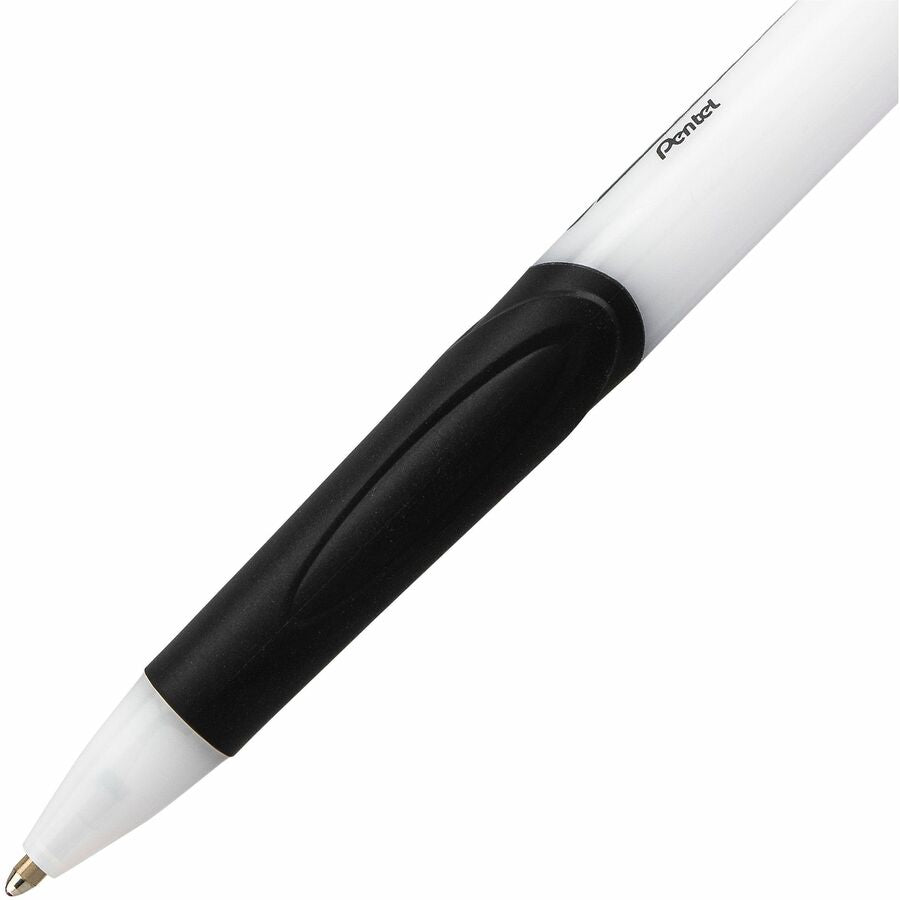 Pentel GlideWrite Ballpoint Pen with TechnIFlo Ink, (1.0mm) Bold Point, Black Ink - BX910-A