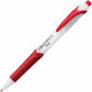 Pentel GlideWrite Ballpoint Pen with TechnIFlo Ink, (1.0mm) Bold Point, Red Ink