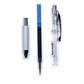 Pentel Infree Retractable Liquid Gel Pen, (0.5mm) Needle Tip, Blue Ink - BLN75TL-C