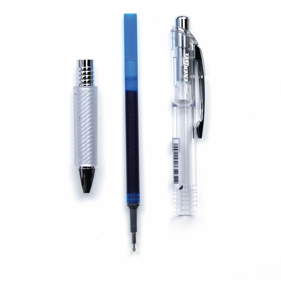 Pentel Infree Retractable Liquid Gel Pen, (0.5mm) Needle Tip, Blue Ink - BLN75TL-C