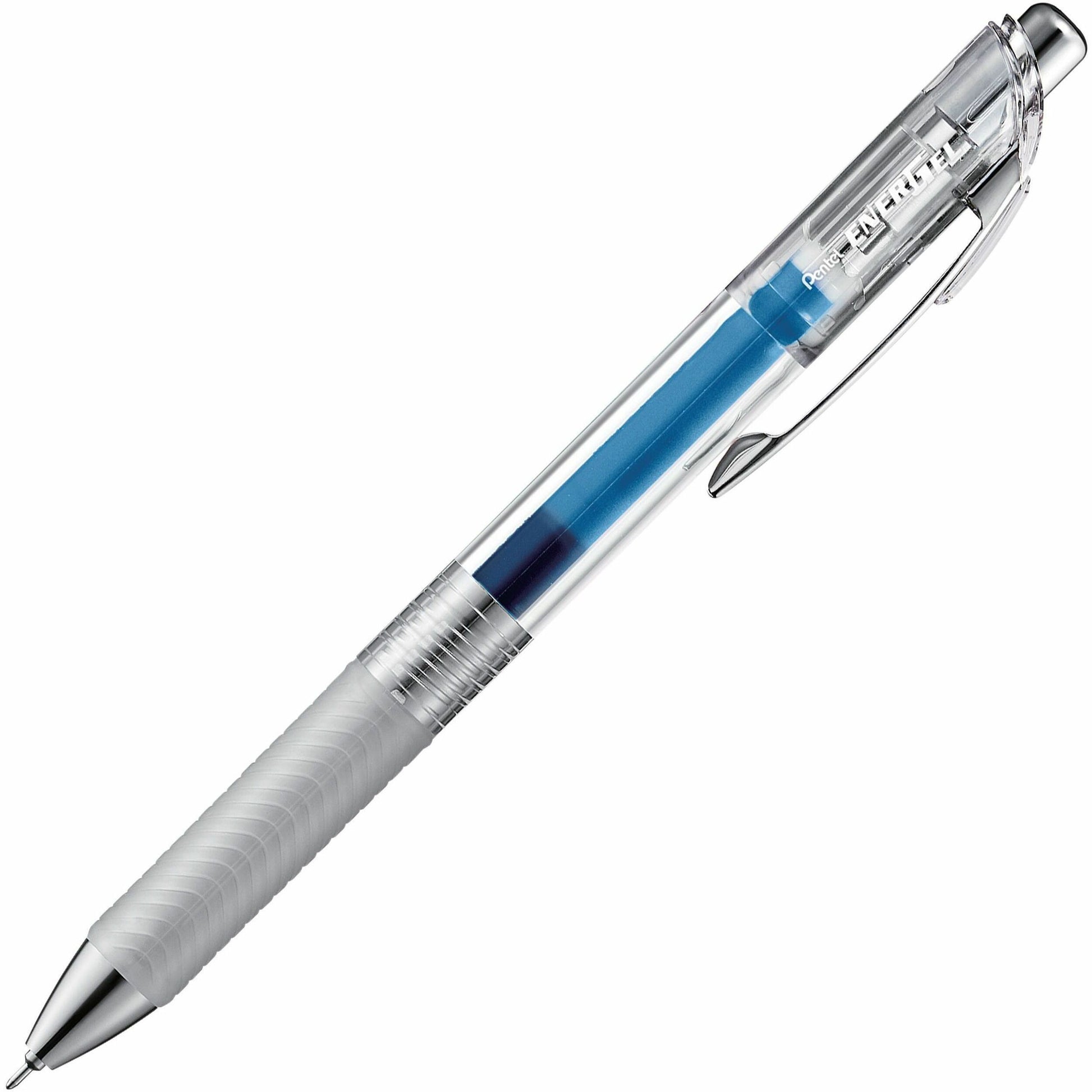 Pentel Infree Retractable Liquid Gel Pen, (0.5mm) Needle Tip, Blue Ink