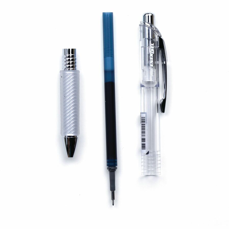 Pentel Infree Retractable Liquid Gel Pen, (0.5mm) Needle Tip, Navy Blue Ink - BLN75TL-CA