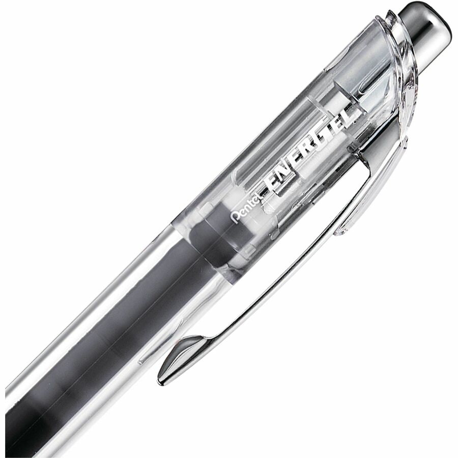 Pentel Infree Retractable Liquid Gel Pen, (0.5mm) Needle Tip, Black Ink - BLN75TL-A