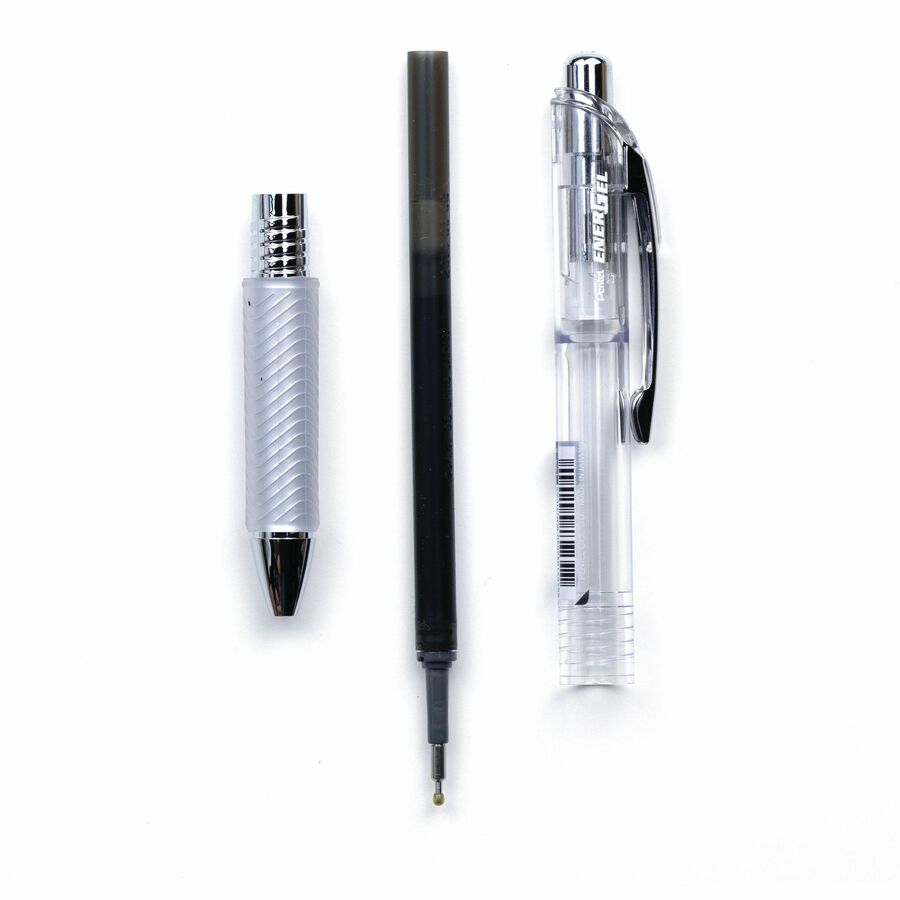 Pentel Infree Retractable Liquid Gel Pen, (0.5mm) Needle Tip, Black Ink - BLN75TL-A