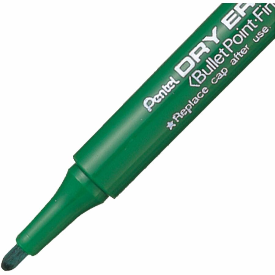 Pentel Dry Erase Marker (3.0mm) 1PC Pack, Green Ink - MW5SBP-D