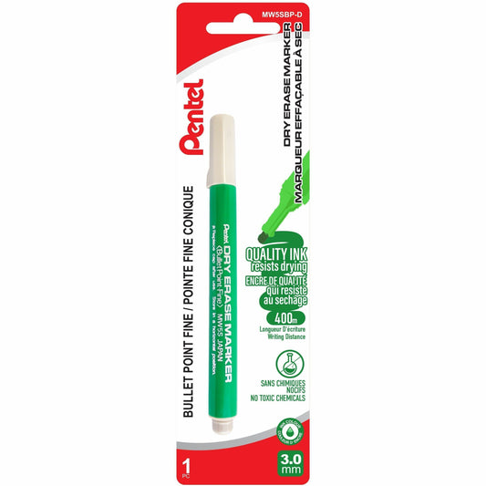 Pentel Dry Erase Marker (3.0mm) 1PC Pack, Green Ink