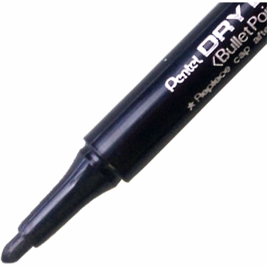 Pentel Dry Erase Marker (3.0mm) 1PC Pack, Black Ink - MW5SBP-A