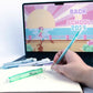 Pentel CLIC ERASER, Rectangular Retractable Eraser, Green Transparent Barrel - ZE81K-W
