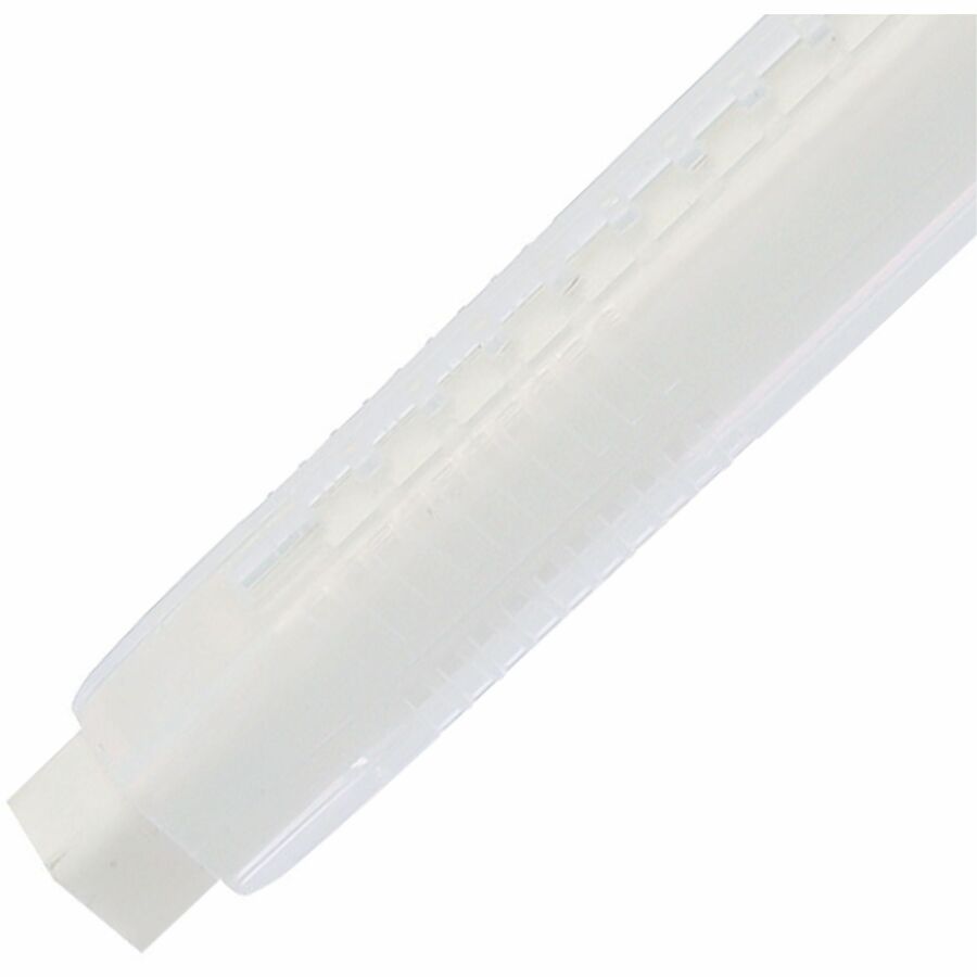 Pentel CLIC ERASER, Rectangular Retractable Eraser, White Transparent Barrel - ZE81W-W