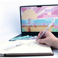 Pentel CLIC ERASER, Rectangular Retractable Eraser, White Transparent Barrel - ZE81W-W