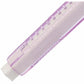 Pentel CLIC ERASER, Rectangular Retractable Eraser, Violet Transparent Barrel - ZE81V-W
