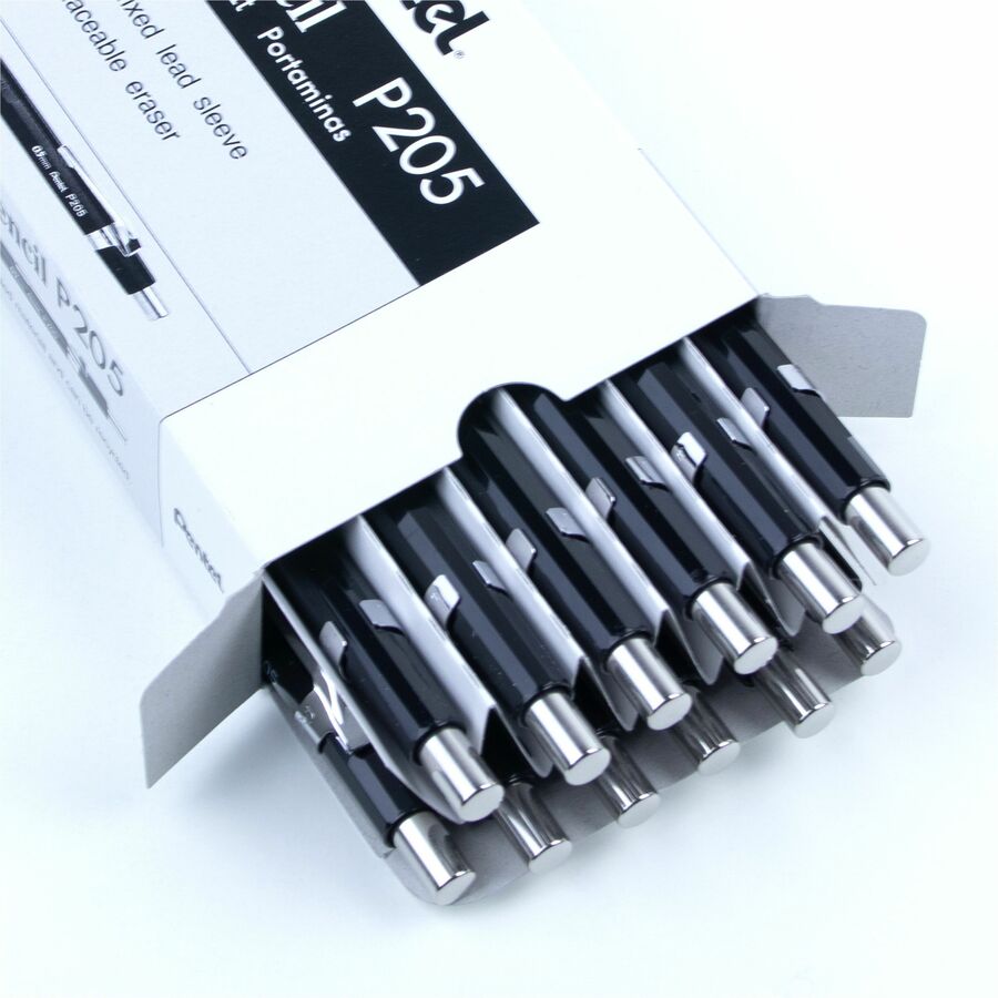 Pentel P200 Mechanical Pencil (0.5mm) Black Barrel - P205-A