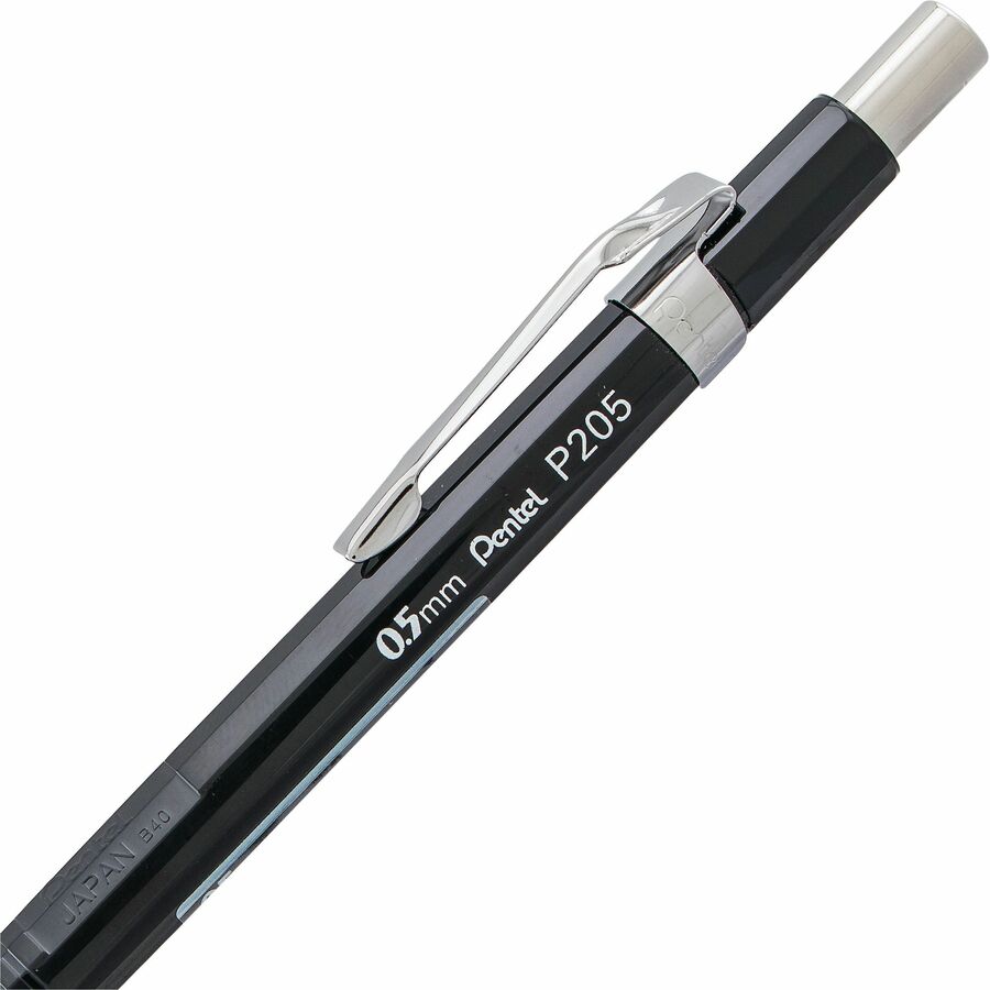 Pentel P200 Mechanical Pencil (0.5mm) Black Barrel - P205-A