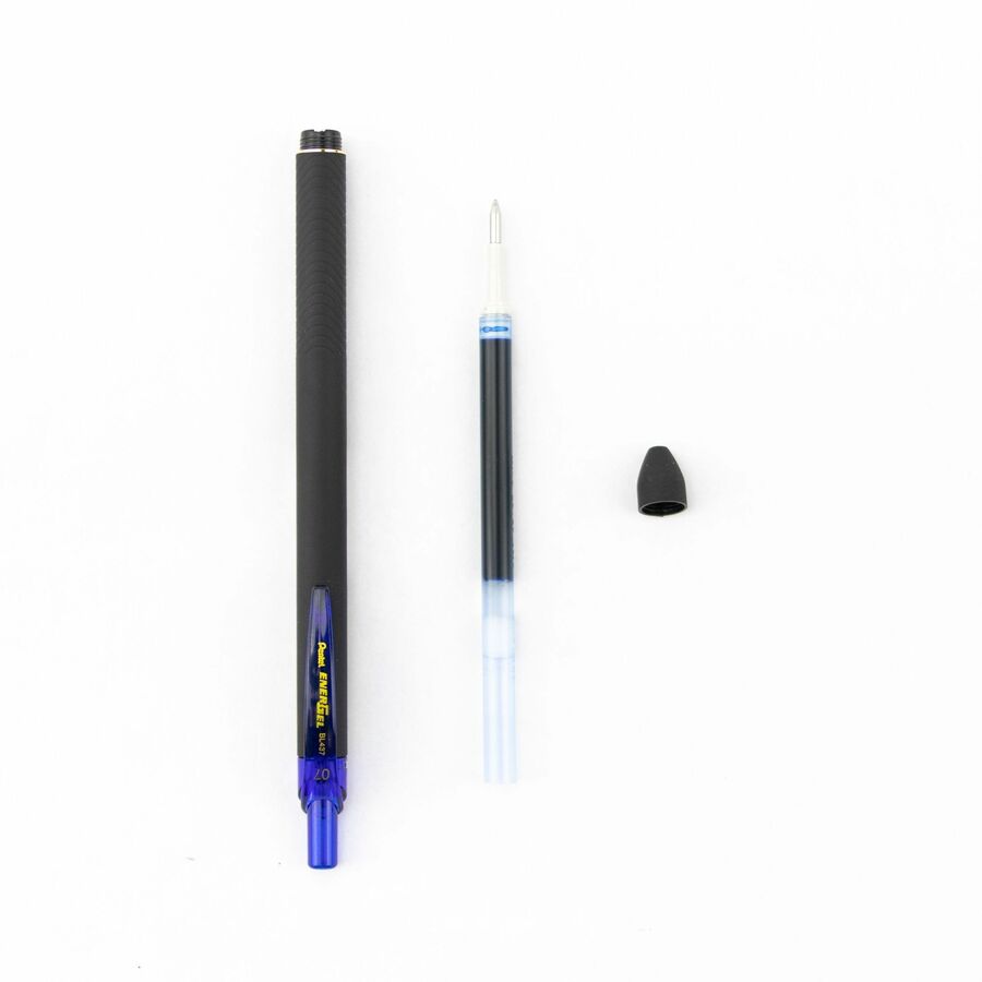 Pentel Black Slim Barrel 12 Colour Pack - BL437RPC12