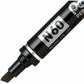 Pentel Pen Permanent Marker, Chisel Tip, Black Ink - N60-A