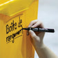 Pentel Pen Permanent Marker, Chisel Tip, Black Ink - N60-A