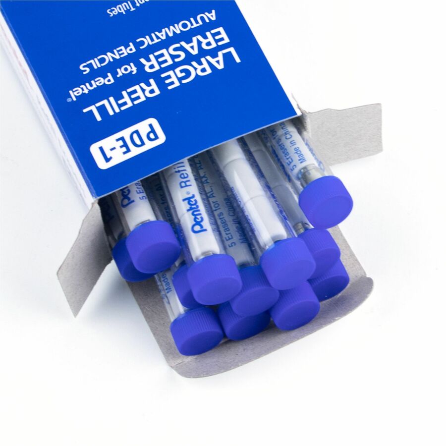 Pentel Refill Erasers for Pentel AL, AX and PD Series Pencils - PDE-1
